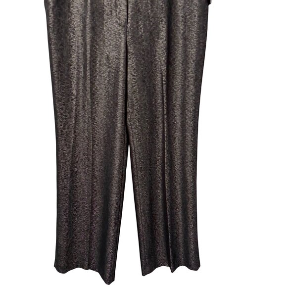 600 West Womens Size 12  Black Multi Wide-Leg Pants. NWT - Picture 6 of 12